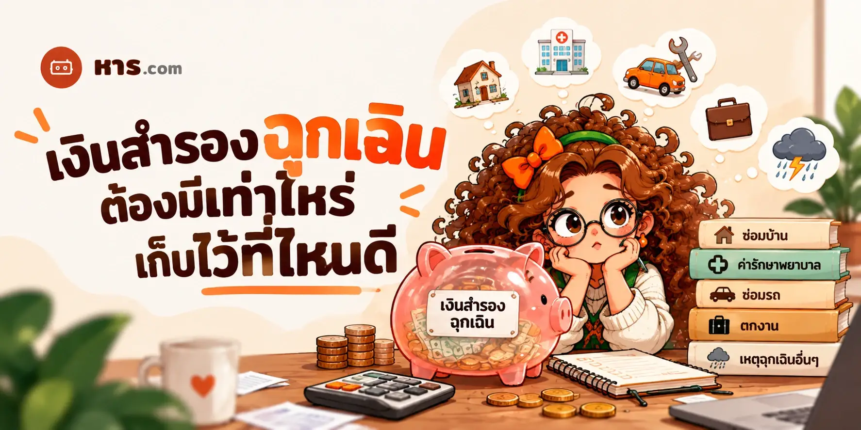 เงินสำรองฉุกเฉิน ต้องมีเท่าไหร่ เก็บไว้ที่ไหนดี