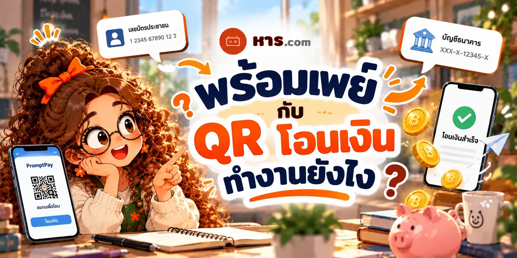 พร้อมเพย์กับ QR โอนเงิน ทำงานยังไง